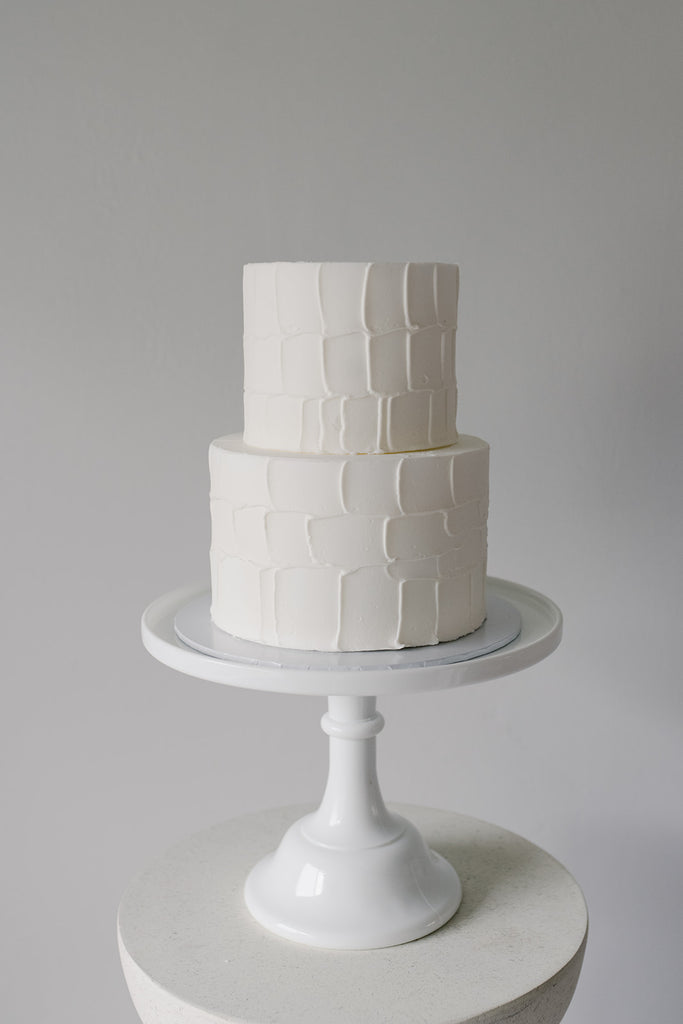 Amazon.com: Fake Wedding Cake 2 Tier Cake-Pink & White- Handmade by  Dezicakes- Fake Cake -Artificial Cake : Handmade Products